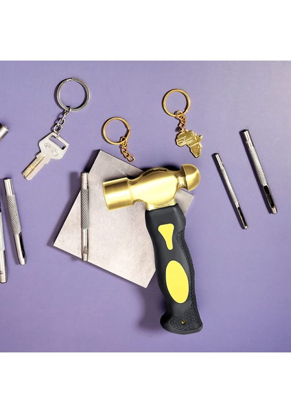 Lb Pirinç Metal Damgalama Çekici Çift Yüzlü Tokmak Başlı Pirinç Çekiç (Yurt Dışından) modelleri