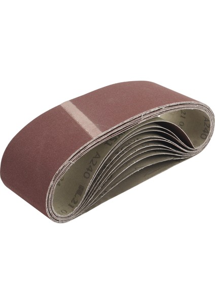 3 x 21 Inç Zımpara Bantları | 240 Grit Alüminyum Oksit Zımpara Bandı | Taşınabilir Bant Zımpara Makinesi Için Premium Zımpara Kağıdı - 10'lu Paket (Yurt Dışından)