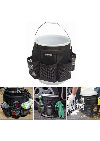 Kova Saklama Çantası, Fileli Araba Yıkama Kovası Taşıyıcısı, Arabalar Için 5 Galonluk Temizlik Kovası, Bahçe ve Balıkçılık Aleti (Yurt Dışından) fiyatları