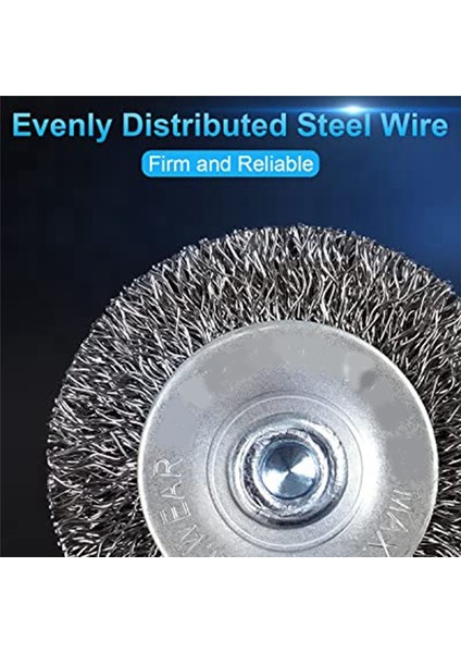 15'li Paket Karbon Çelik Tel Fırça, Bardak Fırça, Kalem Fırça Seti (Yurt Dışından) modelleri