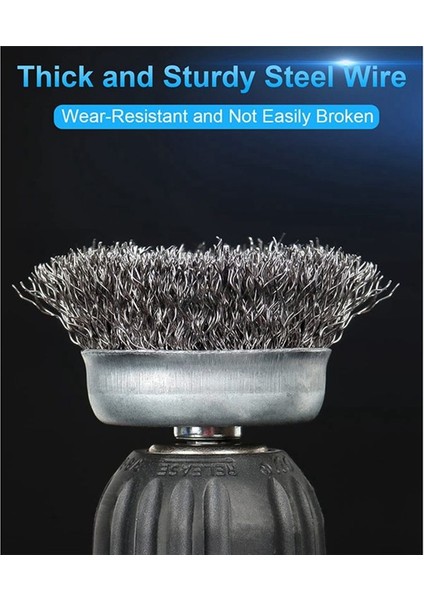 15'li Paket Karbon Çelik Tel Fırça, Bardak Fırça, Kalem Fırça Seti (Yurt Dışından) fırsatları