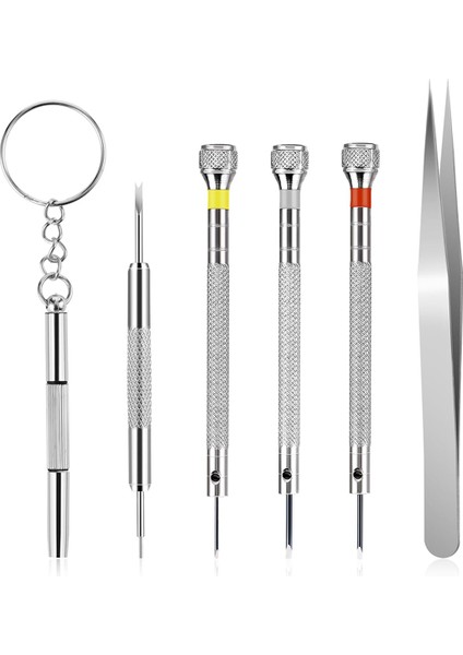 Adet Mikro Tip Saatçi Tornavidası 0,8-1,4 mm Hassas Tornavida Cımbızlı Gözlük ve Mücevher Tamiri Için (Yurt Dışından)