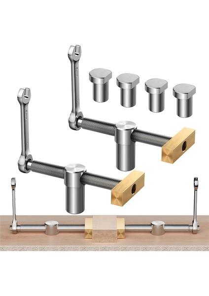 2'li Tezgah Köpek Kelepçesi, 3/4 Inç Köpek Deliği Kelepçesi ve 4'lü Tezgah Köpek Paslanmaz Çelik Pirinç Ağaç Işleme Aletleri 19MM (Yurt Dışından) fiyatları