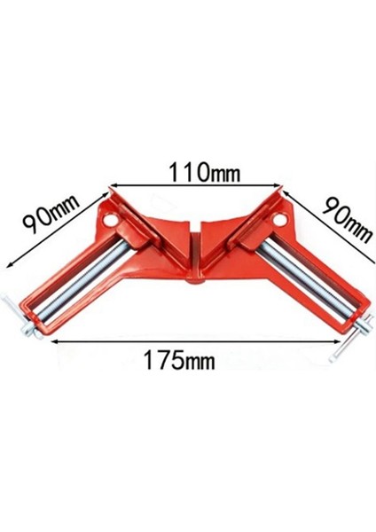 4 Adet 90 Derece Dik Açı Klips, Cam Tutucu Için Sabitlenmiş Köşe Kelepçesi (Yurt Dışından) fırsatları