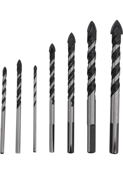 Porselen Seramik Karo Beton Tuğla Için 7 Adet Tungsten Karbür Uçlu Duvar Matkabı Ucu Seti (3, 4, 5, 6, 8, 10, 12 Mm) (Yurt Dışından) indirimleri