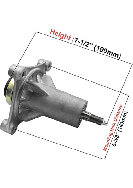 2'li Paket 587819701 187292 192870 532187281 532187292 567253301 587125401 Husqvarna Mandrel Tertibatı Için Biçme Makinesi Güverte Mili (Yurt Dışından) fiyatları