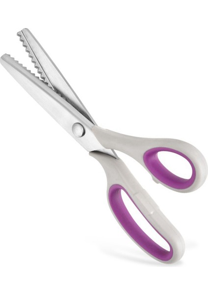 Kumaş Testereli Makas Yumuşak Tutma Saplı Testereli Makas Üçgen Testereli Makas Kumaş Için Uygun (Yurt Dışından)