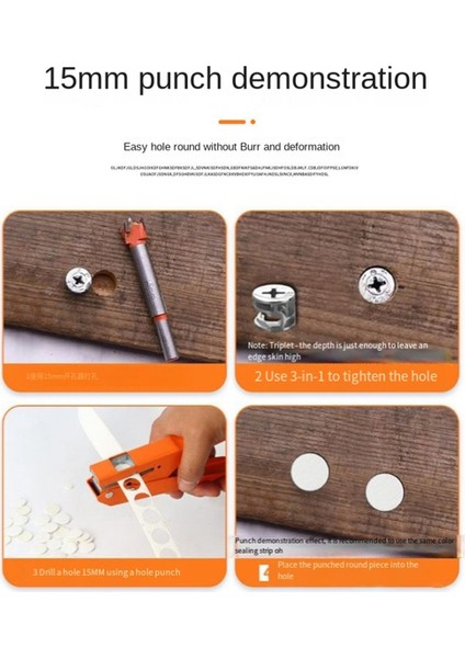 Elde Taşınabilir Kağıt Delme Makinesi, Kenar Bantlama Özel Delme Pensesi Metal Gövde 15MM (Yurt Dışından) modelleri