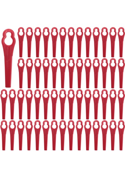 DKGT06 20V Lityum 1500MAH Akülü Çim Biçme Makinesi Bahçe Zamanlayıcısı Için 100 Adet Salıncak Plastik Bıçak Kolye Ucu (Yurt Dışından)