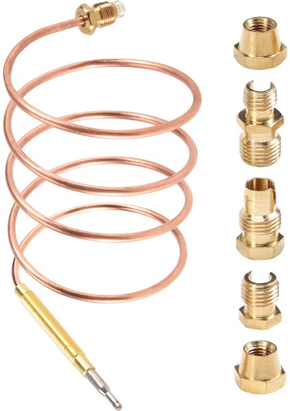 900 mm Gazlı Ocak Üniversal Termokupl Kiti M6X0.75 Dökülmüş Somunlarla (Beş) Yedek Termokupl (Yurt Dışından) modelleri