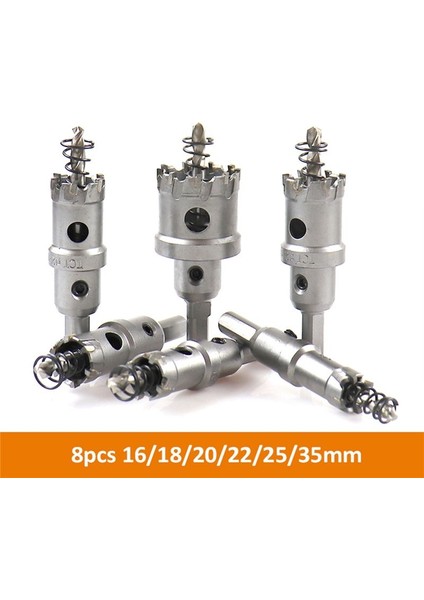 Delik Testeresi Seti Raybalama Ucu Demir Levha Metal Işleme Aleti Içindir (Yurt Dışından) modelleri