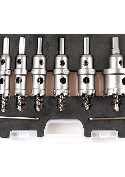 Delik Testeresi Seti Raybalama Ucu Demir Levha Metal Işleme Aleti Içindir (Yurt Dışından) fırsatları