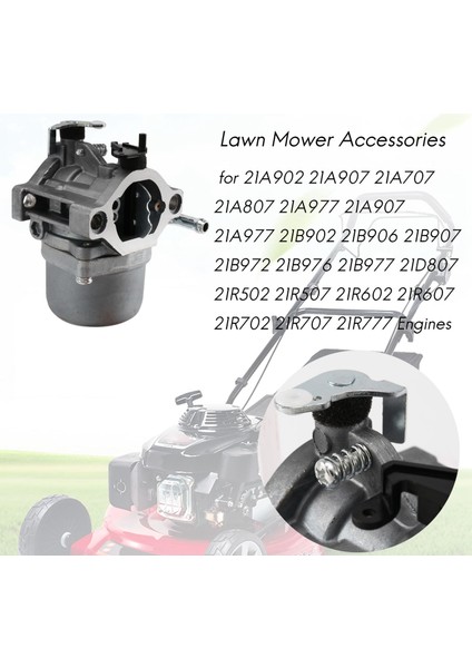 Briggs & Stratton 796077 Çim Biçme Makinesi Motoru Için Conta Yakıt Hattı Filtre Valfi ile 590399 Karbüratör Karbüratörü (Yurt Dışından) fiyatları