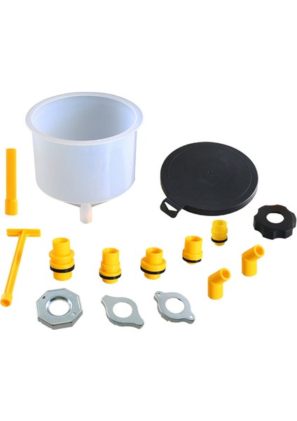 Araba Radyatör Soğutma Suyu Doldurma Hunisi Seti Sızdırmaz Soğutma Sistemi Aracı Doldurma Hunisi Ağzı Yağ Dökme Aracı, 15 Adet/takım (Yurt Dışından)