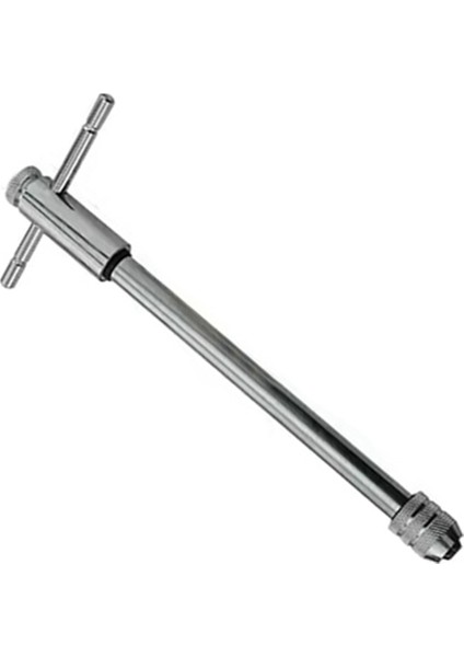 M3-M8 3mm-8mm Dişli Metrik Tapa Kılavuzlu Uzun Ayarlanabilir Gümüş T Saplı Cırcırlı Musluk Anahtarı (Yurt Dışından) modelleri