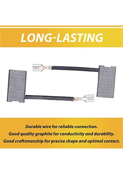 381028-02 DW718 / DWS780 / DW717 / DW708 Gönye Testere ile Uyumlu Güvenilir Karbon Fırça Yedek Parçaları (Yurt Dışından) modelleri