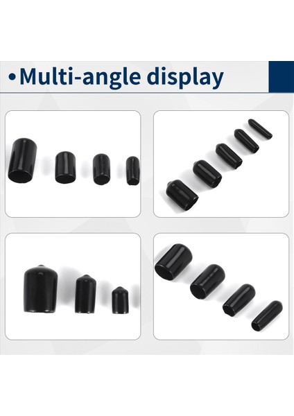 160 Adet Çeşitli Boyutlarda Uç Kapakları, 9 Boyutta Vinil Cıvata Vida Kapakları (Yurt Dışından) fırsatları