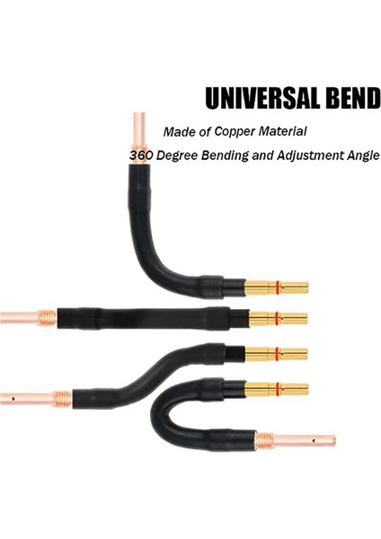 Kaynak Aleti Bükme Borusu Bükme Çubuğu, Iç Vida Düz Çubuk/kavisli Çubuk 200A Bükme Borusu 5 Adet (Yurt Dışından) indirimleri