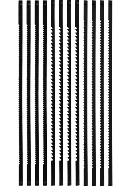 Inç Dekupaj Testeresi Bıçağı 36'lı Paket, 5 Inç Pim Uçlu Dekupaj Testeresi Gerektiren Tüm Makinelerle Uyumlu - 10 Tpı, 15 Tpı, 18 Tpı (Yurt Dışından) fırsatları