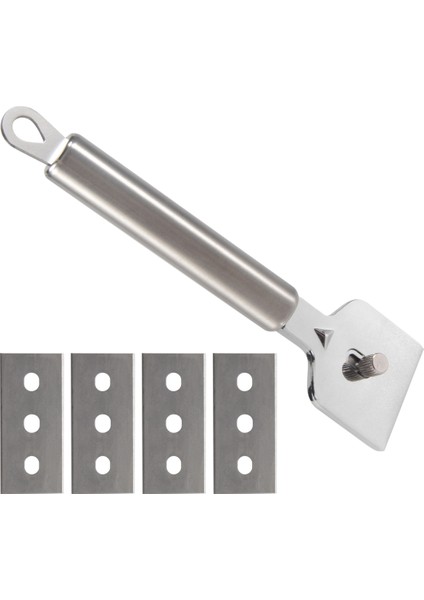 Seramik Cam Fırın Ocağı Brülör Temizleyici Temizleme Kazıyıcı Kazıyıcı Endüksiyon, Seramik ve Düz Ocaklar Için Uygundur Kazıyıcı (Yurt Dışından)