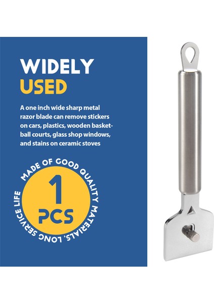 Seramik Cam Fırın Ocağı Brülör Temizleyici Temizleme Kazıyıcı Kazıyıcı Endüksiyon, Seramik ve Düz Ocaklar Için Uygundur Kazıyıcı (Yurt Dışından) fırsatları