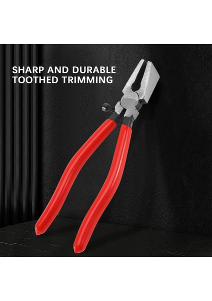 Ağır Hizmet Tipi Anahtarlık Pensesi, Düz Çeneli Metal Cam Çalıştırma Pensesi, Anahtarlık Donanımı Kurulumu ve Vitray Çalışmaları Için Mükemmel Kauçuk Uçlar Takın (Yurt Dışından) indirimleri