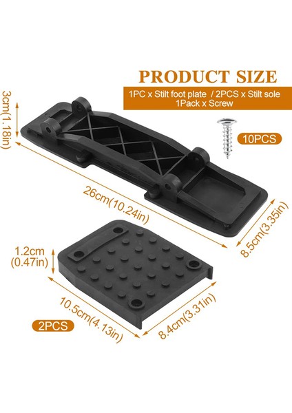 Stilt Taban Değiştirme Kitleri, Alçıpan Için Stilt Taban Kaymaz Pedleri, Vidalı Kaymaz Stilt Taban Ayak Pedleri (Yurt Dışından) fiyatları