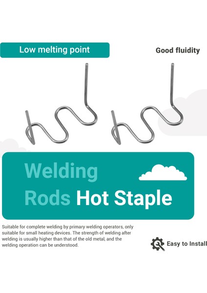 500 Adet Kaynak Çubukları Sıcak Zımba Tamir Makinesi Plastik Kaynak Sıcak Zımba Araba Tampon Tamiri Ön Dalga Zımbaları 0.6mm (Yurt Dışından) fırsatları