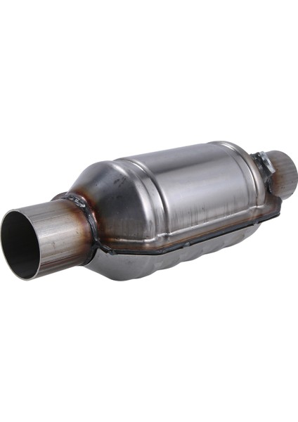 Evrensel Katalitik Konvertör 2,25 Inç 400 Hücreli Yüksek Akışlı Susturucu Katalitik Konvertör Euro 1 Yuvarlak Paslanmaz Çelik (Yurt Dışından)