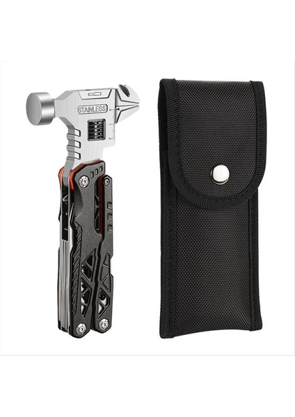 Çok Amaçlı Pense Çok Amaçlı Alet Pençe Çekiç Paslanmaz Çelik Alet (Yurt Dışından)