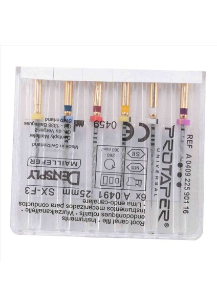 X-Pro Gold Protaper Döner Dosyalar, 6 Adet Hafıza Dosyası, Çeşitli 25 mm (Yurt Dışından) fiyatları