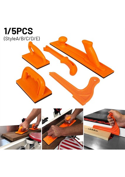 5 Parçalı Itmeli Saplı Turuncu Ağaç Işleme Planyası, Freze, Marangoz ve Masa Testeresi Ağaç Işleme Aletleri Için Uygundur. (Yurt Dışından) fırsatları
