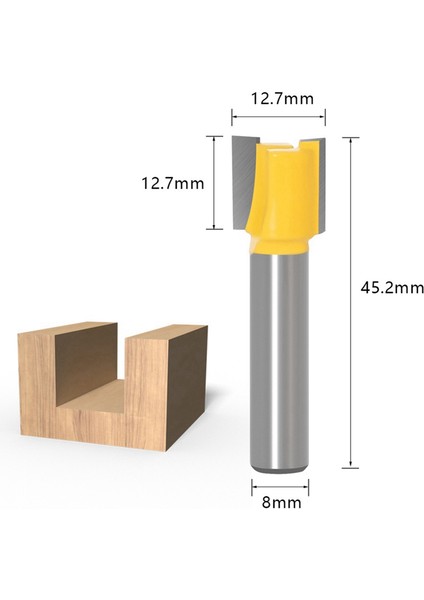 15 Adet 6,35 mm Freze Ucu Seti Düz Kesme Freze Kesici Ahşap Uçları Tungsten Karbür Kesme Ağaç Işleme Kesme (Yurt Dışından) fırsatları
