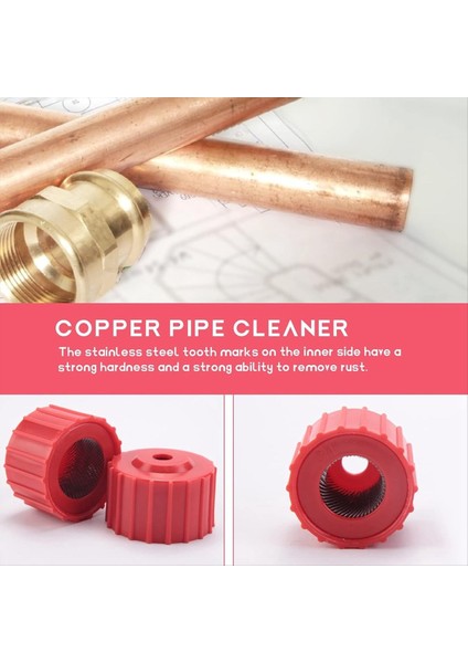 3 Adet Bakır Boru Temizleyici Seti 1/2 Inç, 3/4 Inç ve 1 Inç (Yurt Dışından) fiyatları