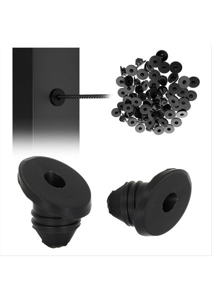 30 Derece Kablo Korkuluk Takımı, 1/8 Inç Kablo Korkuluk Direği Koruyucu (Yurt Dışından)