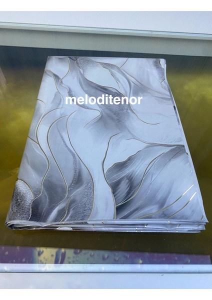 Altın Yaldızlı Parlak Yanardönerli Mermer Desen Kumaş Astar Yıkanabilir Pvc Muşamba Masa Örtüsü modelleri