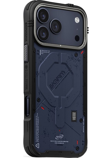 iPhone 17 Pro Max Uyumlu Kılıf M-Safe Şarj Özellikli Airbag Tasarımlı Skinarma Vigor Kapak Mavi fiyatları