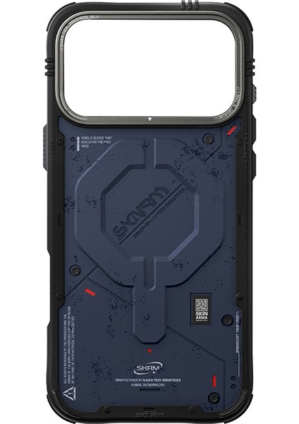 iPhone 17 Pro Max Uyumlu Kılıf M-Safe Şarj Özellikli Airbag Tasarımlı Skinarma Vigor Kapak Mavi fırsatları