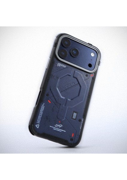 iPhone 17 Pro Max Uyumlu Kılıf M-Safe Şarj Özellikli Airbag Tasarımlı Skinarma Vigor Kapak Mavi indirimleri