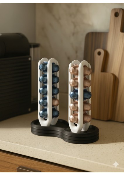 Nespresso 40'lı Kahve Kapsül Standı | Mutfak Kahve Köşesi Organizer Dekor modelleri