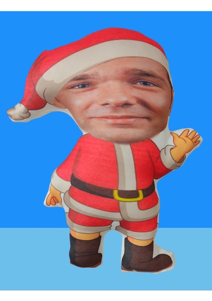 Kişiye Özel Noel Baba Yılbaşı Şekilli Yastık, Sıcak ve Neşeli Hediye Seçeneği modelleri