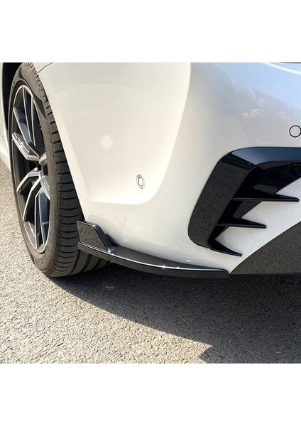 Araba Arka Tampon Dudak Difüzör Ayırıcı Kanat Önlük Spoiler Için -Bmw 3 Serisi G20 M Sport 320I 325I 330I Parlak Siyah (Yurt Dışından) fiyatları