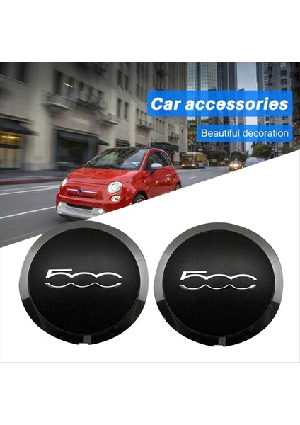 2pcs Fiat Için 133MM Hubcap 500 Tekerlekler Merkez Hub Kapakları 68078419AC 68078421AC Toz Kapağı 51884863 Siyah (Yurt Dışından) fırsatları