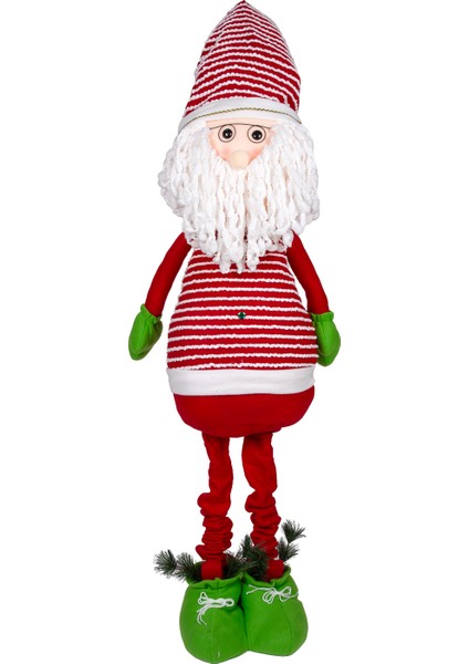 Yılbaşı Süsü, Noel Baba, Kırmızı-Yeşil - Uzayan Ayaklı, Çizgili, Ip S modelleri
