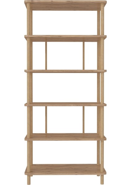 Lina 6 Katlı Atlantik Çam Ahşap Dikdörtgen Çok Amaçlı Raf Sehpa Kitaplık fırsatları