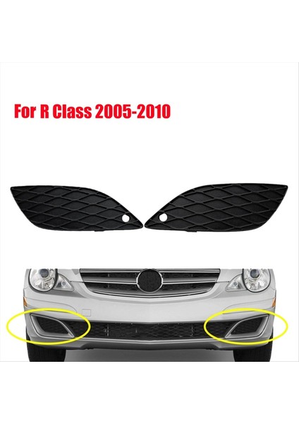 1paır Ön Sis Lamba Çerçevesi Kapakları 251851723 2518851823 Mercedes-Benz R Sınıfı 2005-2010 Araba Foglight Havalandırma Izgara Kapağı (Yurt Dışından) modelleri