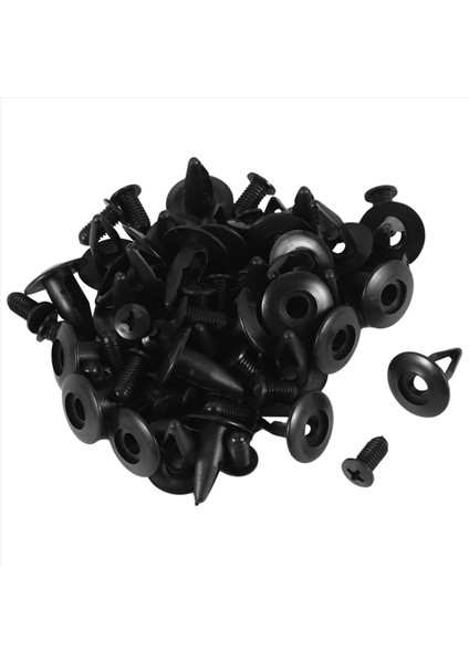 6mm Delik Dia Siyah Plastik Perçinler Derleme Çamurluk Tampon Push 30PCS (Yurt Dışından) fiyatları