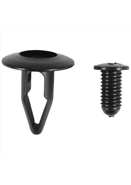 6mm Delik Dia Siyah Plastik Perçinler Derleme Çamurluk Tampon Push 30PCS (Yurt Dışından) modelleri