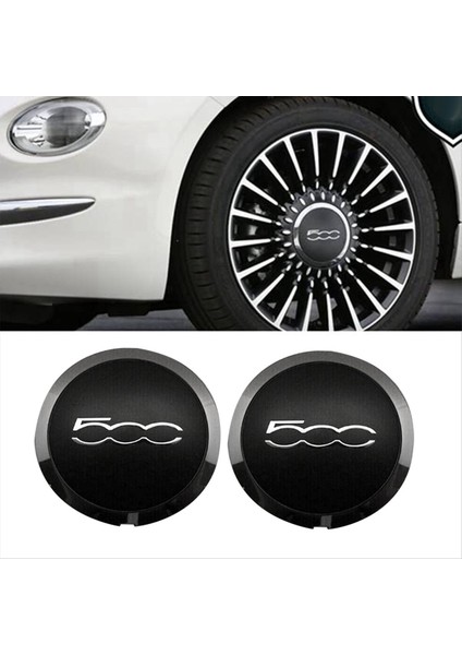 2pcs Fiat Için 133MM Hubcap 500 Tekerlekler Merkez Hub Kapakları 68078419AC 68078421AC Toz Kapağı 51884863 Siyah (Yurt Dışından) indirimleri