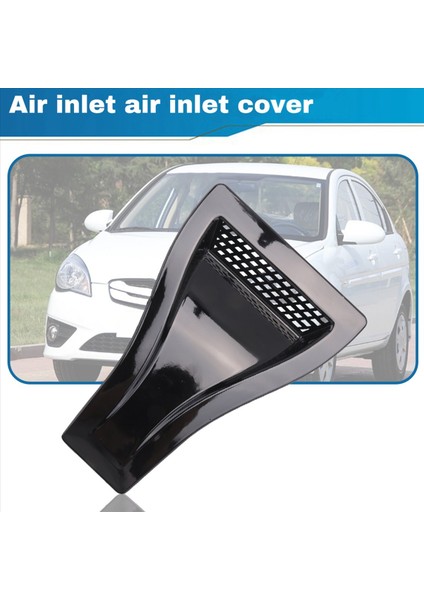 Evrensel Motor Kaput Havalandırıcı Hava Kepçesi Bonnet Havalandırma Hava Alım Kapağı Parlak Siyah Araba Parçaları Araç Ön Havalandırma (Yurt Dışından) fırsatları
